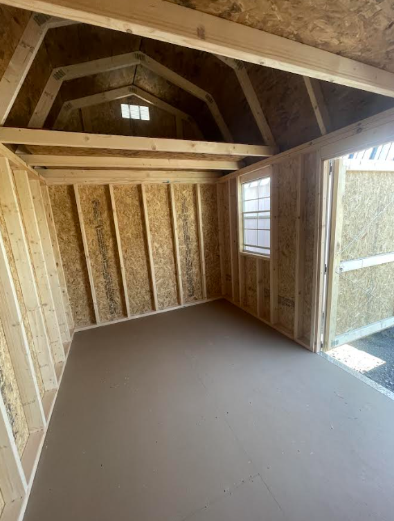 Side Lofted Barn – 08X12 (#22) image 2